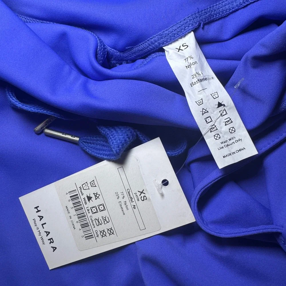 Halara Cloudful Air Joggers XS Petite Electric Blue High Waisted Sport Pants